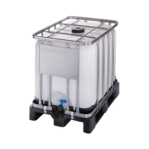 IBC Tank 600L UN Godkänd med plastpall inkl kulventil