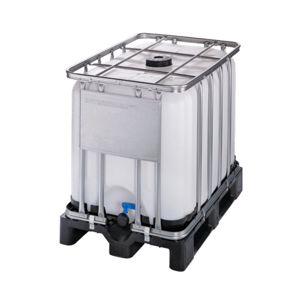 IBC Tank 600L UN Godkänd med plastpall inkl kulventil